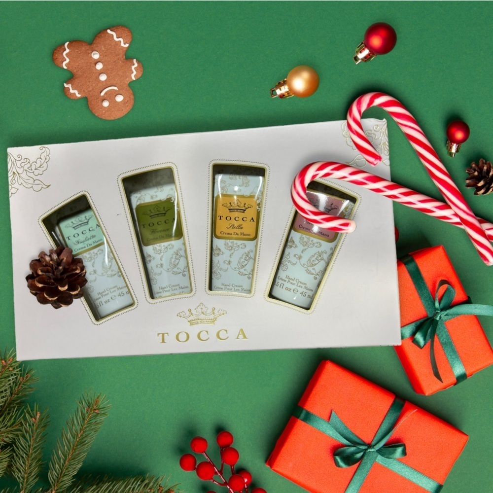 Anthropologie Tocca Crema Quartetto "Love Yourself" Hand Cream Gift Set